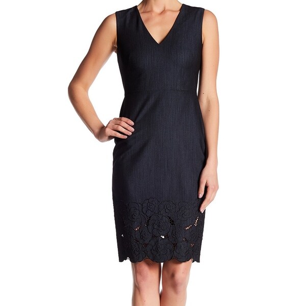 calvin klein cutout sheath dress