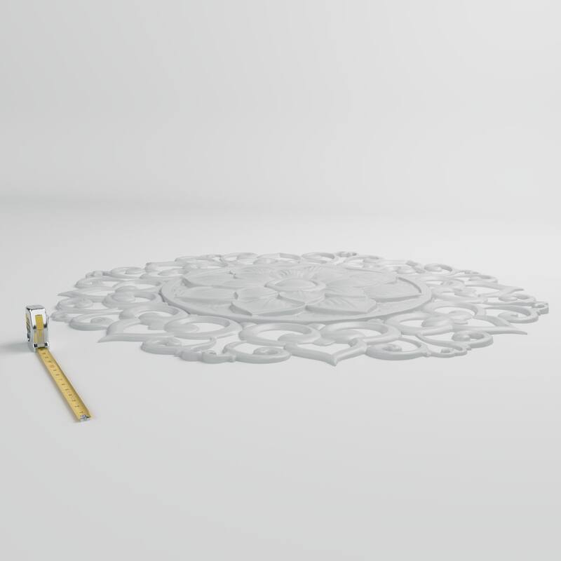 48 1/4"OD x 1 1/8"P Melissa Ceiling Medallion - 48 1/4"OD x 1 1/8"P