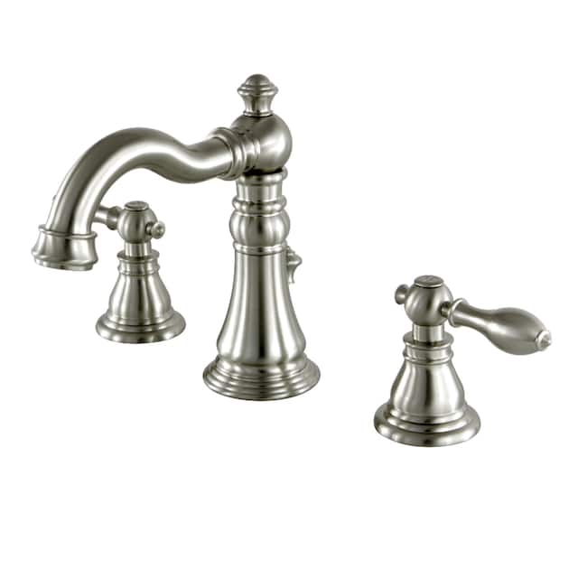 American Classic Widespread Bathroom Faucet - Brushed Nickel