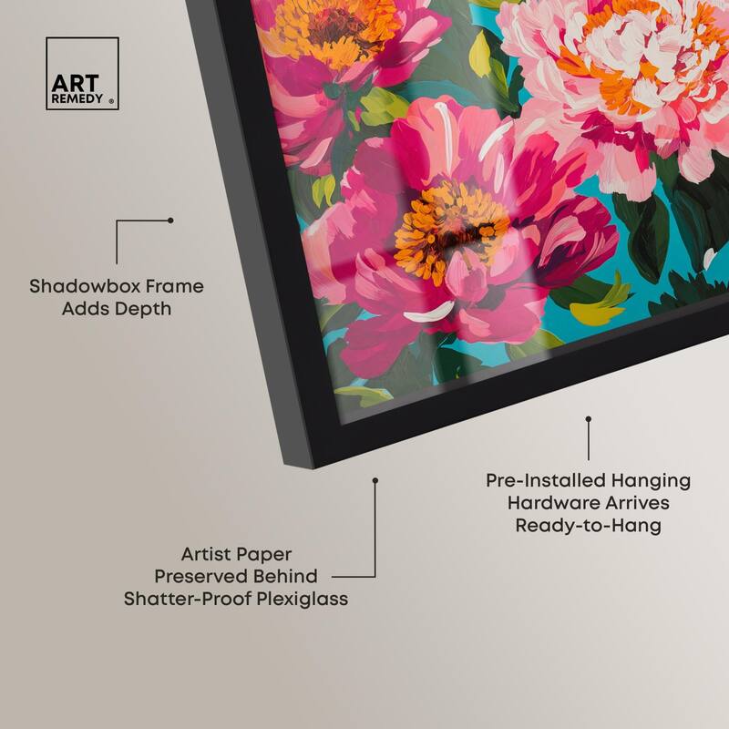 Maximalist Bloom Shadowbox by Art Remedy