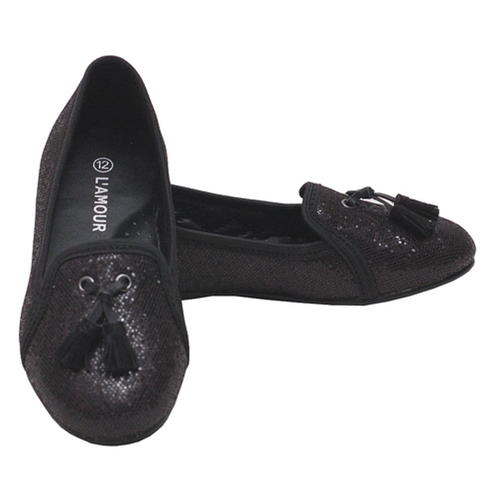 black sparkle dress shoes