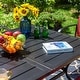 preview thumbnail 22 of 37, MAISON ARTS Patio Dining Set 7 Piece Metal Rectangle Table and 6 Textilene Chairs