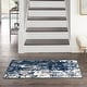preview thumbnail 17 of 33, Nourison Grafix Indoor Blue Abstract Area Rug