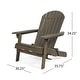 preview thumbnail 13 of 49, Bellwood Outdoor Acacia Wood Folding Adirondack Chairs (Set of 2) by Christopher Knight Home