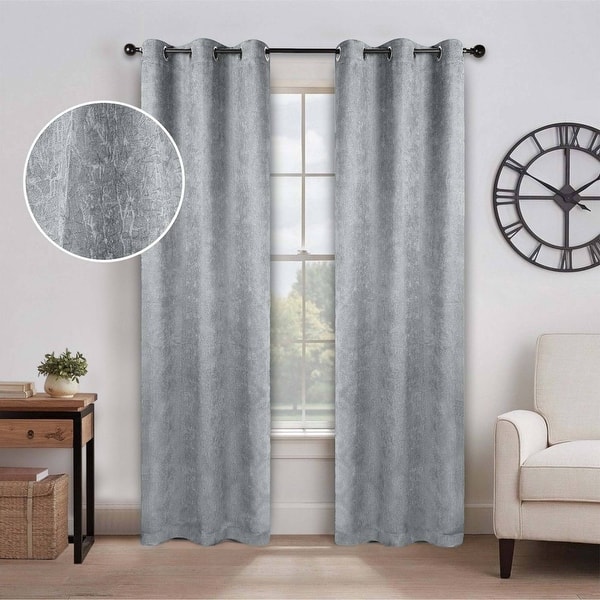Superior Senna Washable Room Darkening Curtains, Set of 2 Panels - Bed ...