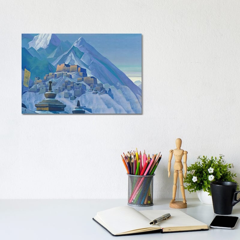 iCanvas "Tibet, Himalayas, 1933" by Nicholas Roerich Canvas Print - 8x12x0.75