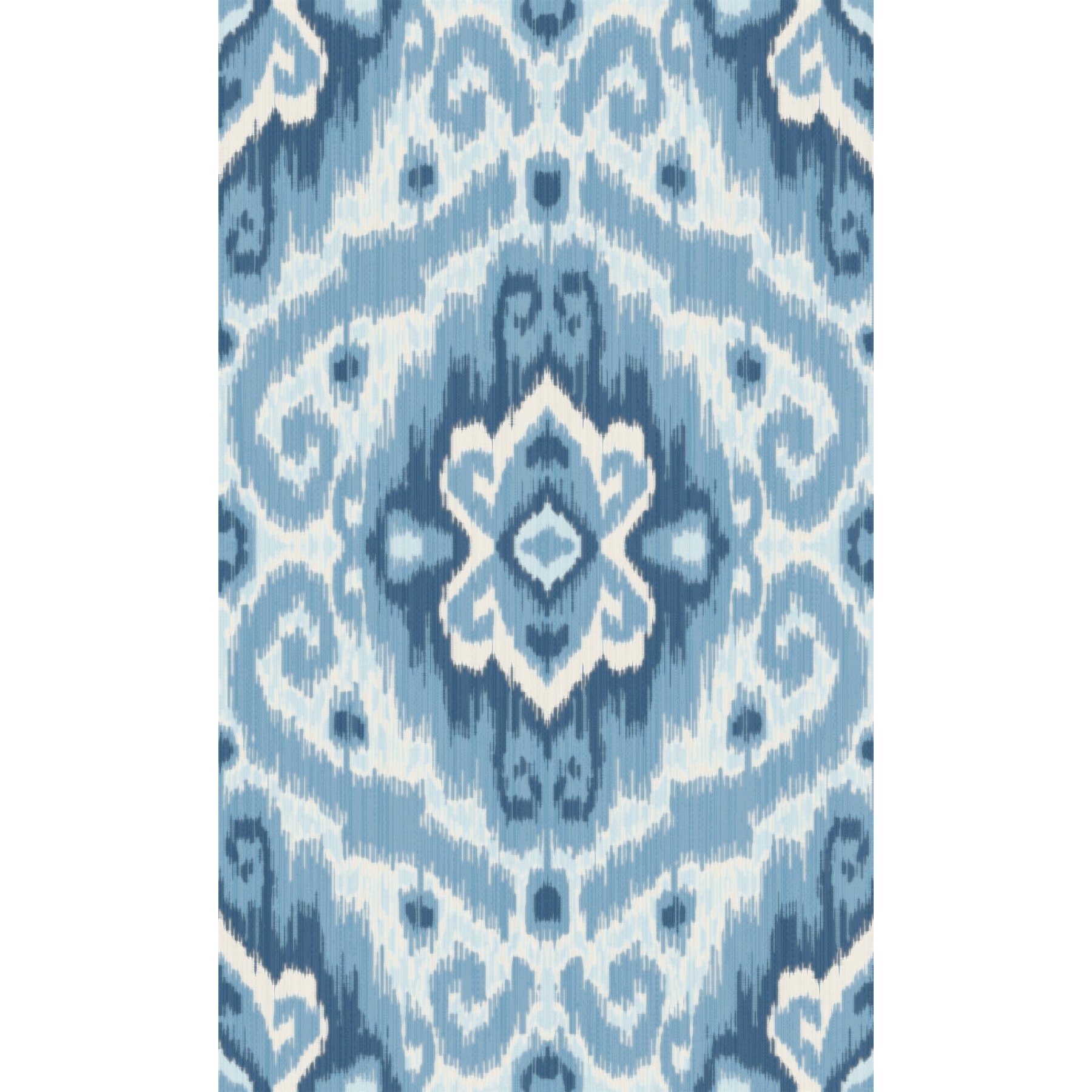 RoomMates Blue Bohemian Ikat Peel and Stick Wallpaper