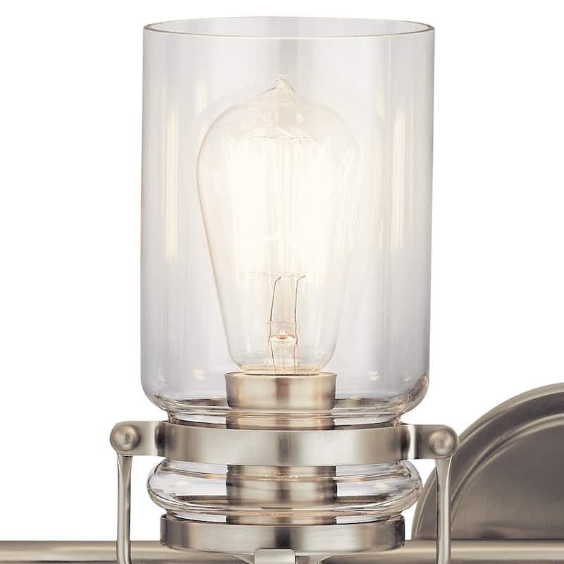 Kichler Lighting Brinley Collection 4-light Brushed Nickel Bath/Vanity Light