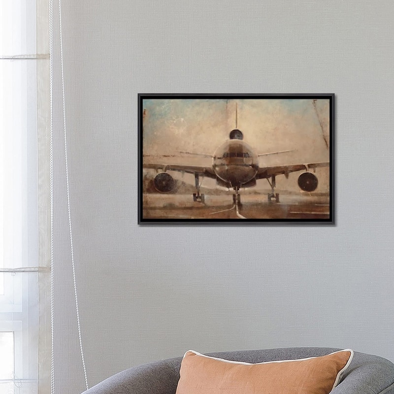 iCanvas "Tonal Plane" by Joseph Cates Framed