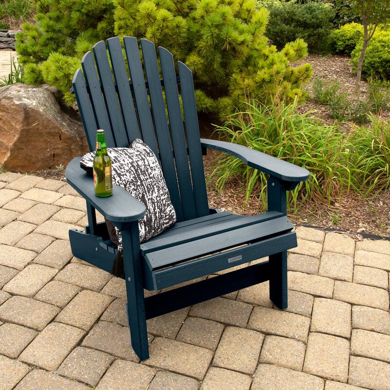 HIGHWOOD King-Size Folding and Reclining Adirondack Chair