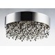 preview thumbnail 3 of 3, Mystic 11-Light LED Flush Mount - Polished chrome