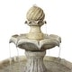 preview thumbnail 6 of 33, 2-Tier Arcade Solar with Battery Fountain with LED - Color Options