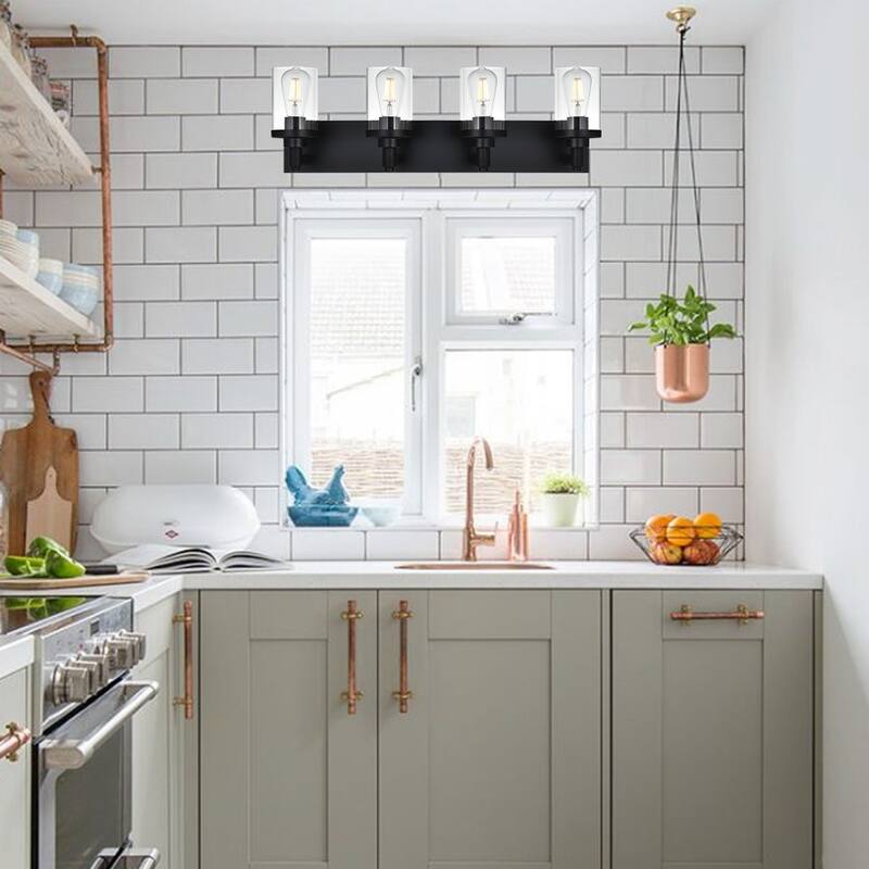 Modern Bathroom Lights with Clear Shape