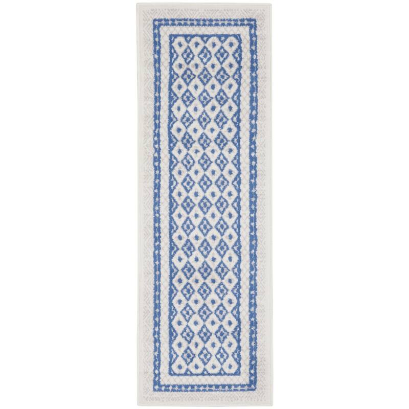 Nourison Whimsicle Geometric Moroccan Bordered Area Rug