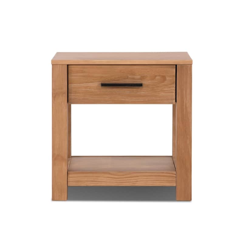 Grain Wood Furniture Loft Solid Wood 1-drawer Nightstand - Acacia