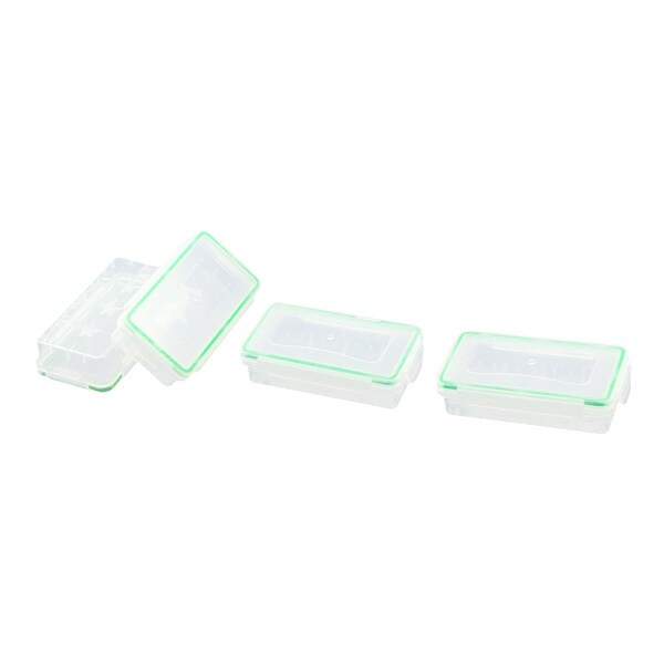 Plastic Battery Protective Storage Compartment 4 PCS for 18650 Batteries