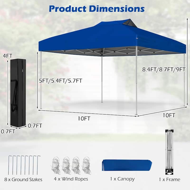 Pop Up Canopy Outdoor Sun Shade Portable Beach Tent