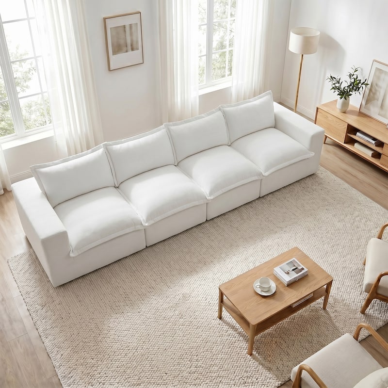 Comfy Cloud Couch Plush Modular Sectional Sofa For Living Room