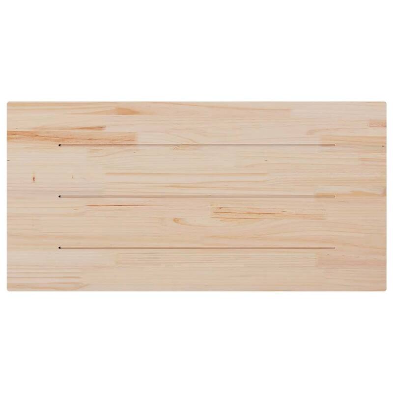 vidaXL Table Top Natural Wood Solid pine wood 39.4x19.7 in Durable - 19.7 x 39.4 x 0.7 in