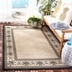 preview thumbnail 55 of 125, SAFAVIEH Courtyard Sheila Indoor/ Outdoor Waterproof Patio Backyard Rug 2'7" x 5' - Sand/Black