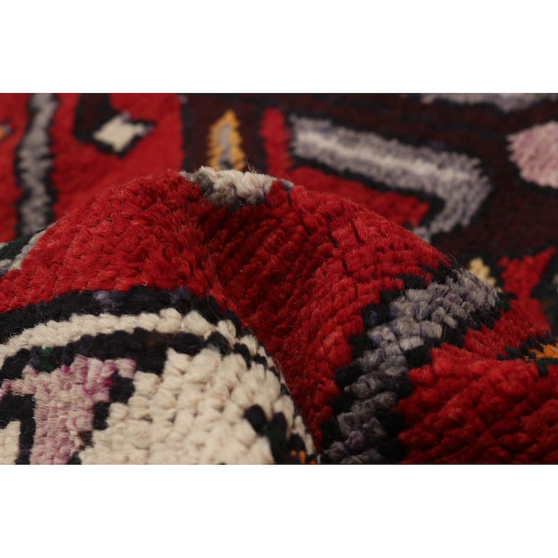 ECARPETGALLERY Hand-knotted Melis Vintage Red Wool Rug - 4'8 x 13'6