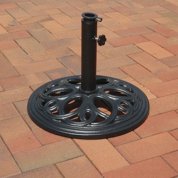 Shop Sunnydaze Heavy Duty Cast Iron Outdoor Patio Umbrella Base