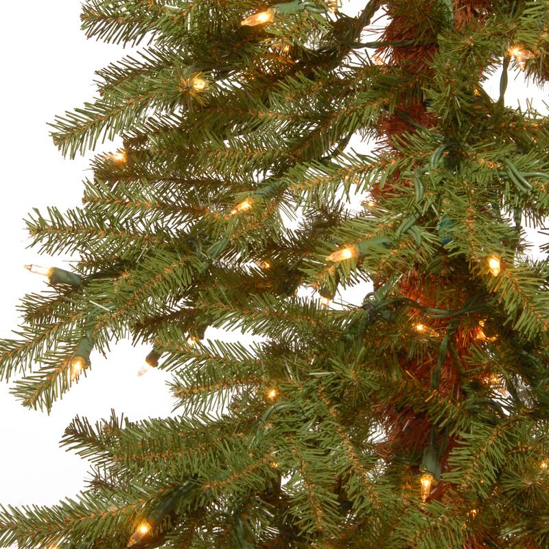 National Tree Company 5 ft. Pre-lit Hickory Cedar Tree with 150 Clear Lights - 5 Foot