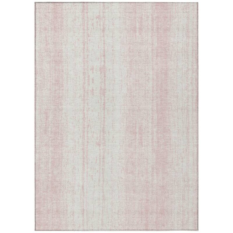 HomeRoots Striped Transitional Rectangle Outdoor Rug