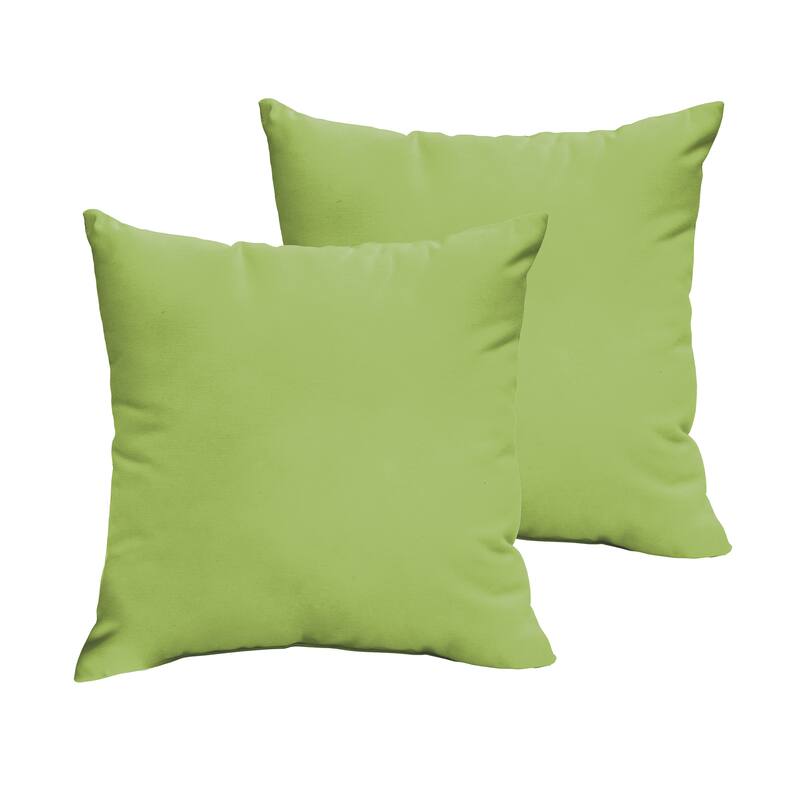 Sorra Home Outdoor Knife Edge Pillow Set of 2