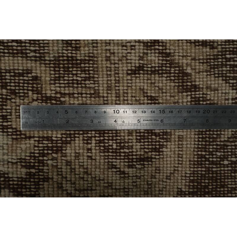 Hand Knotted Oriental 100% Wool Carpet Transitional Floral Beige & Ivories Anatolian Area Rug - 9' 0'' X 5' 10''