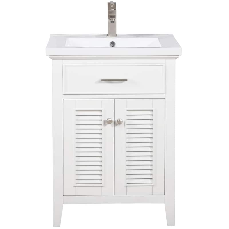 Cameron 24" Single Sink Vanity in White