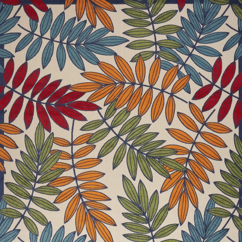 HomeRoots Contemporary Rectangle Outdoor Rug - 12' X 15'