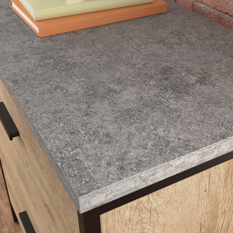 Lateral File, File Cabinet , Office Storage Cabinet Brown finish