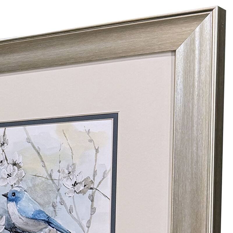 Paragon Blossoms & Bluebird Framed Art - Set of 2