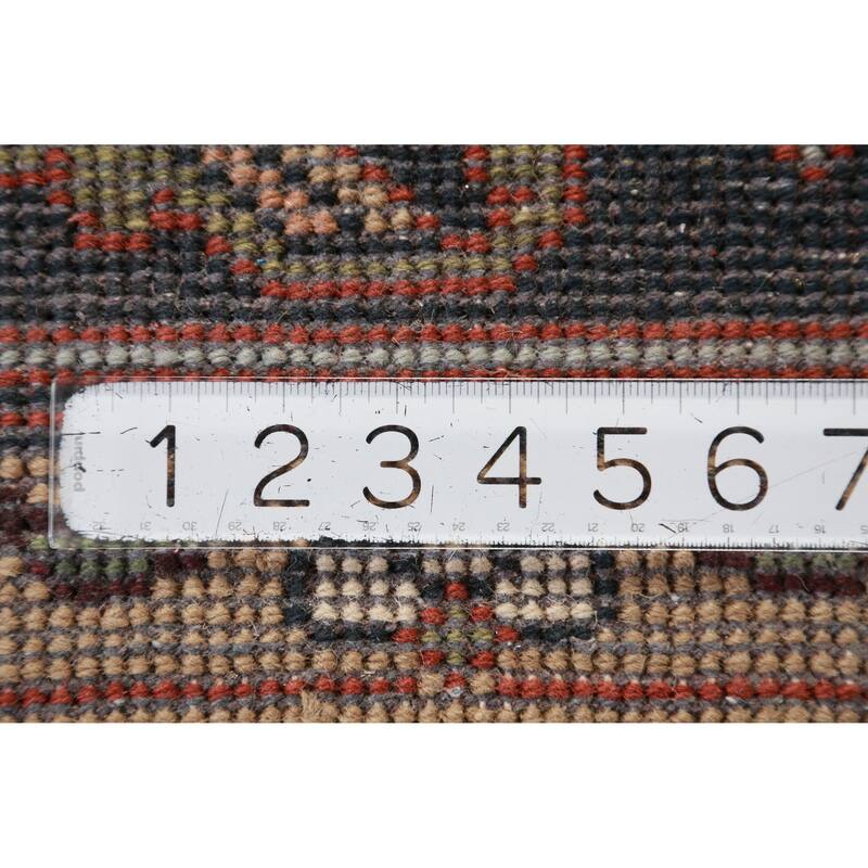 Hand Knotted Oriental 100% Wool Carpet Traditional Medallion Oranges & Rust Heriz (serapi) Area Rug - 11' 10'' X 9' 0''