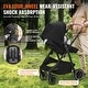 preview thumbnail 7 of 28, Carbon Steel Foldable 5-in-1 Stroller with Reversible Seat - 34.6” L x 23.6” W x 46.5” H