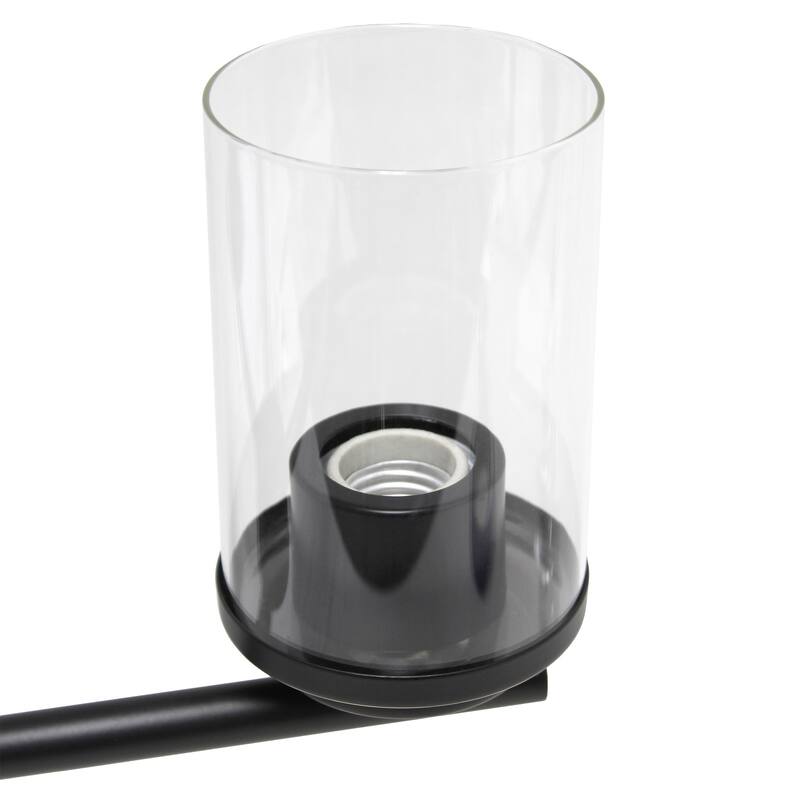 15" 3-Light Pendant Chandelier - Metal & Glass - Kitchen Island Lighting - Bronze Finish - 17