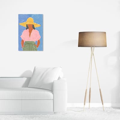 Wynwood Studio Canvas World and Countries Farmer Boss Outfit Blue and Pastel Blue Traditional Wall Art Canvas Print
