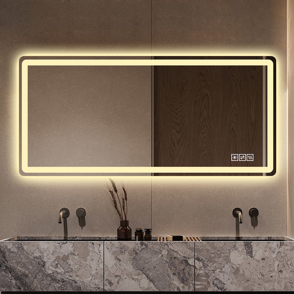 28*60" LED Bathroom Vanity Mirror