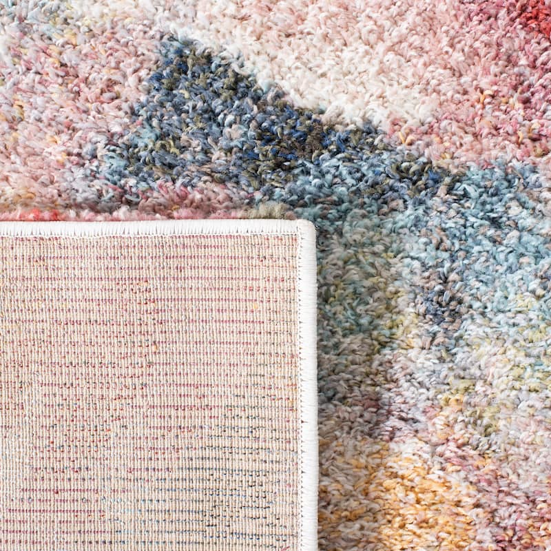 SAFAVIEH Calista Shag Hinnerika Abstract 1-inch Thick Rug
