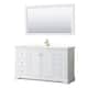 Option White / White Quartz Top / Brushed Gold Hardware