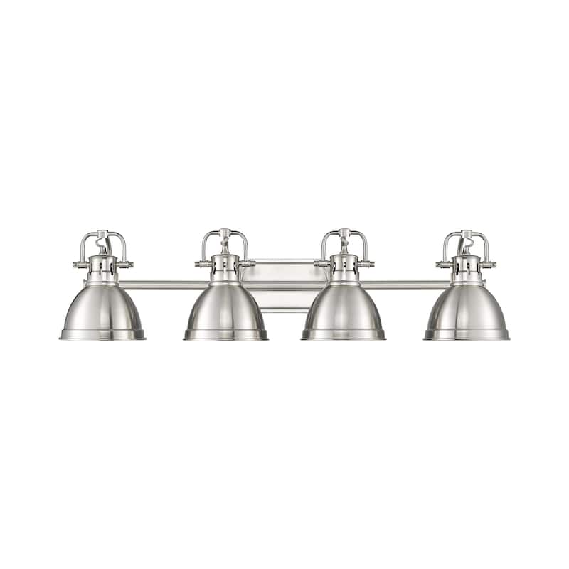 Yep by Golden Lighting Duncan 4-light Vanity in Pewter