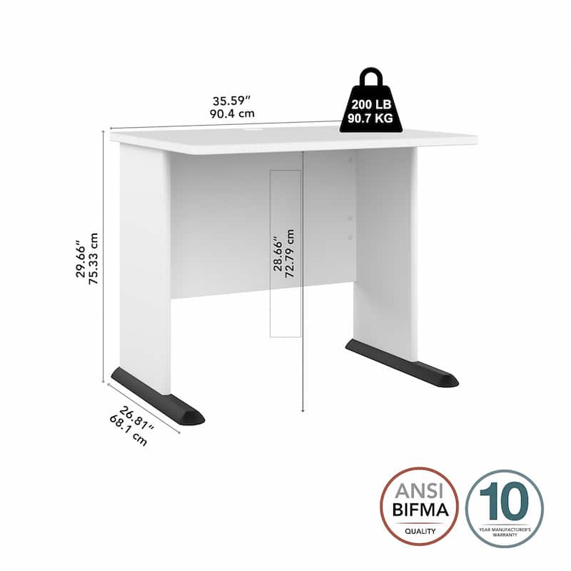 Studio A 36W Small Computer Desk by Bush Business Furniture