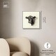 preview thumbnail 32 of 60, Darkness in Detail of Cow Canvas Animal Art Prints by Art Remedy