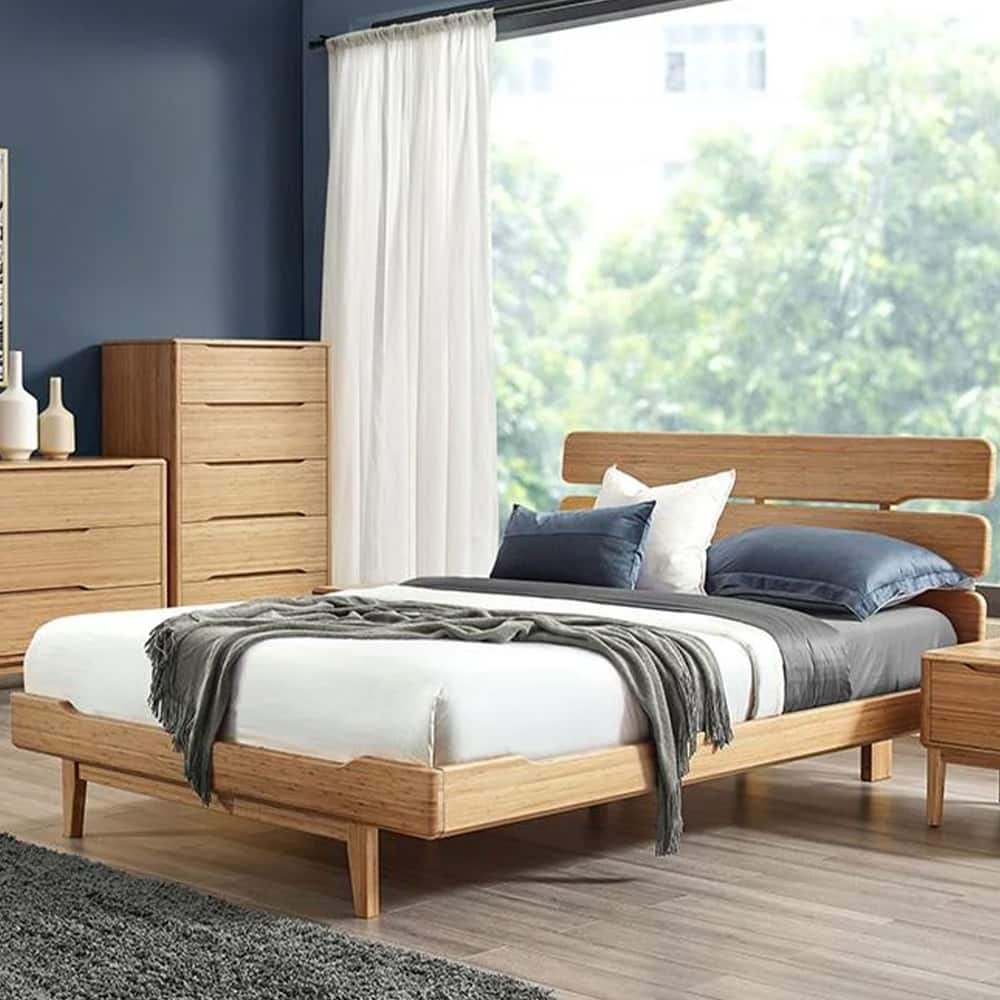 Dylan Queen Platform Bed, Copper