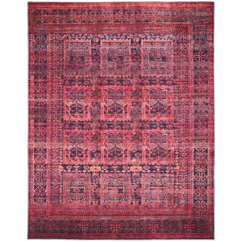 Welch Oriental Pink/Blue Area Rug