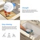 preview thumbnail 8 of 19, Lordear 28" Quartz Composite Undermount Workstation Single Bowl Kitchen Sink with Accessories