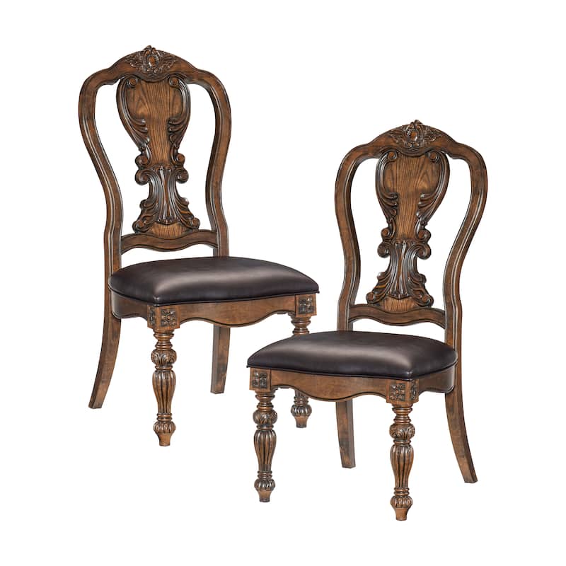 Brampton Dining Side Chair (Set of 2) - Dark Oak