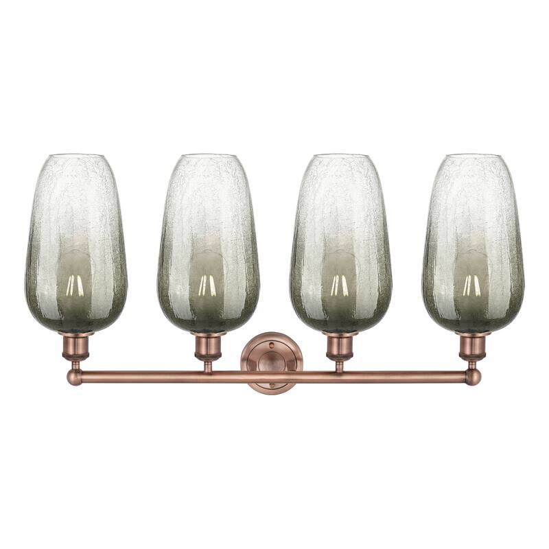 Innovations Lighting Endless Possibilities Edison - Brookhaven Flute - 4 Light 34" Bath Vanity Light
