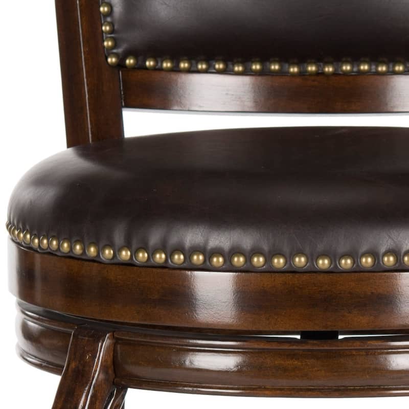 SAFAVIEH Mihoko Sierra Brown 29-inch Bar Stool - 24" x 25" x 45" - 24Wx25Dx45H